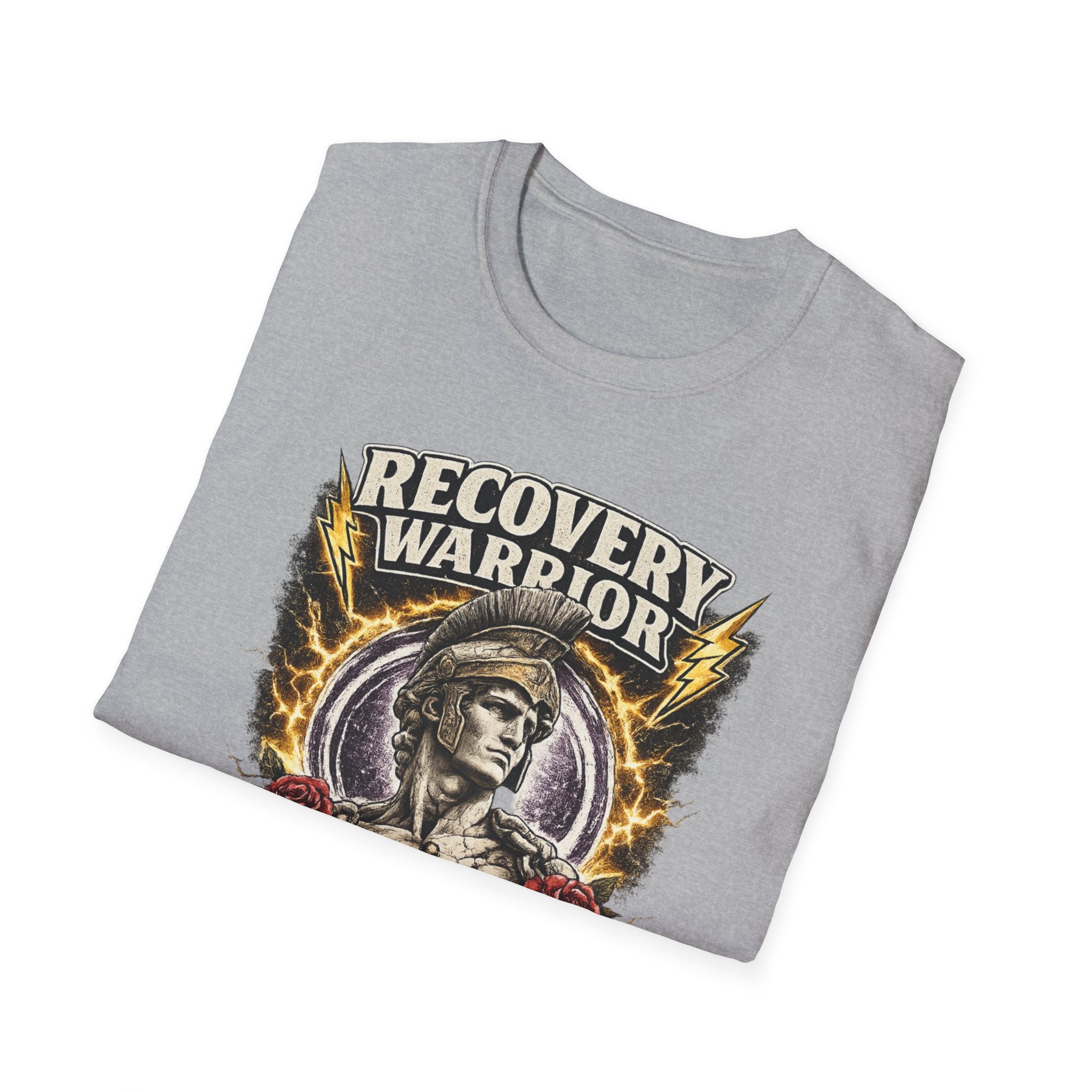 Recovery Warrior Tee – Motivational Sober Streetwear Shirt
