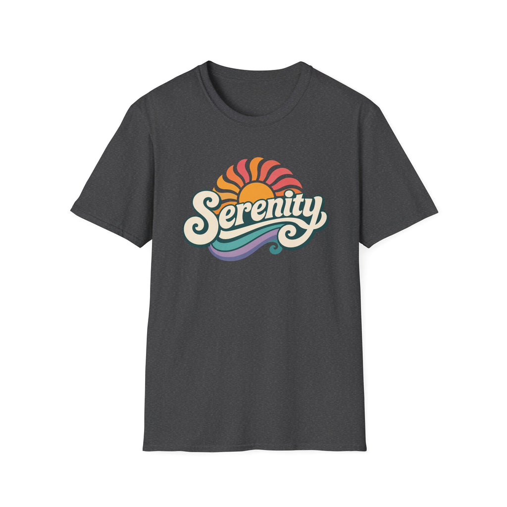 Serenity Retro Recovery Tee – Vintage Sober Lifestyle Shirt – DPR Recovery Tee