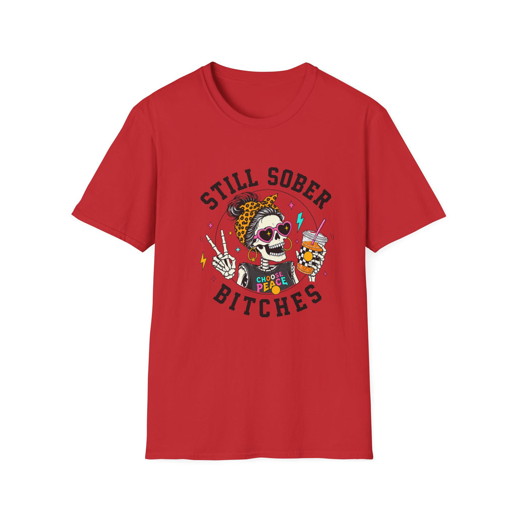 Sober Skull Coffee Tee – design detail | DPR Recovery Tees