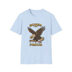 Sober and Proud Eagle Tee – design detail | DPR Recovery Tees