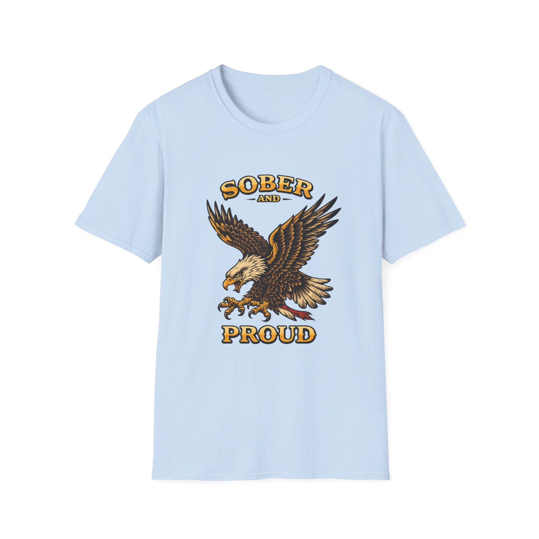 Sober and Proud Eagle Tee