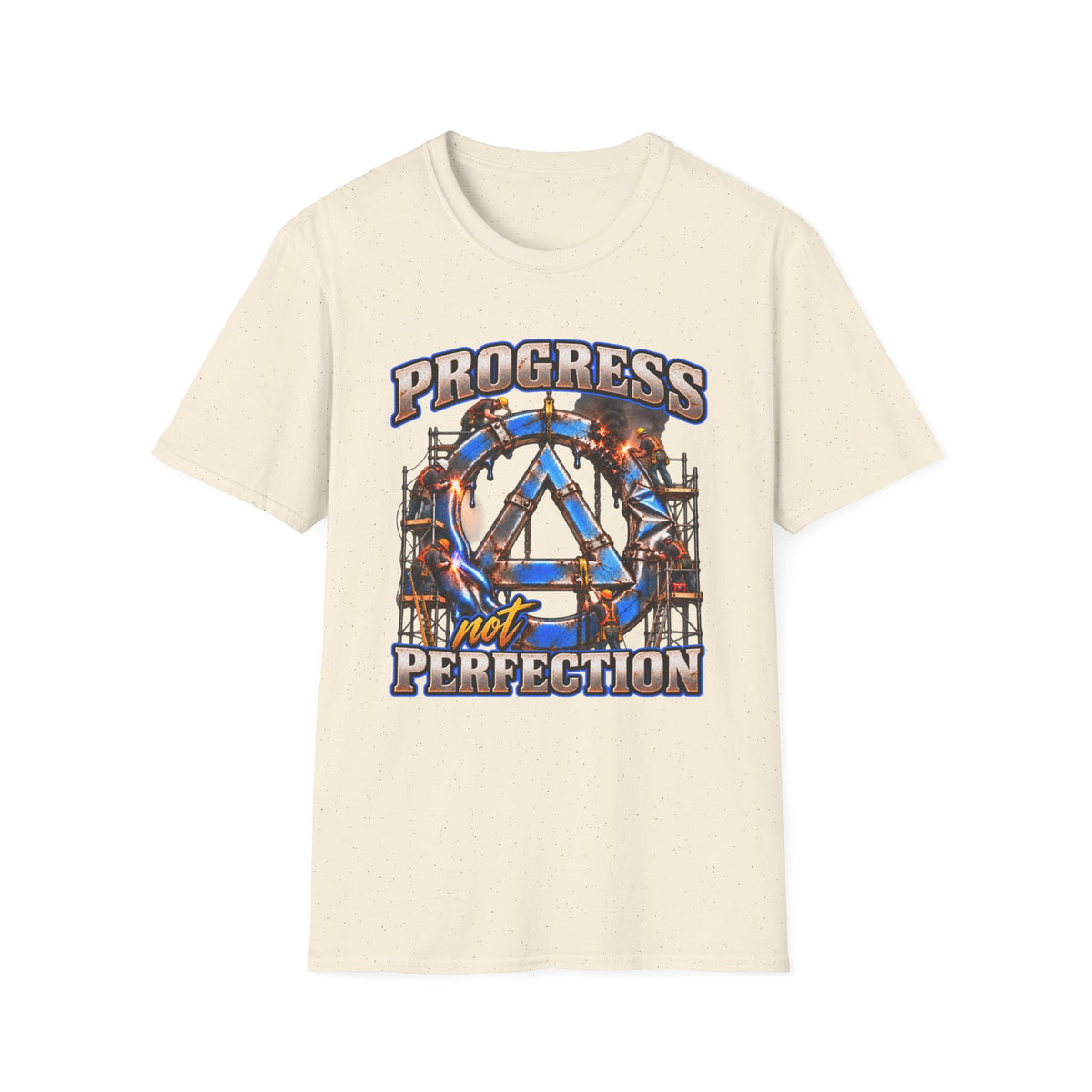Progress Not Perfection Recovery T-Shirt – Sobriety, Growth & Rebuilding Tee