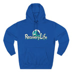Recovery Life Wave Hoodie – Ocean-Inspired Sobriety & Addiction Recovery Sweatshirt