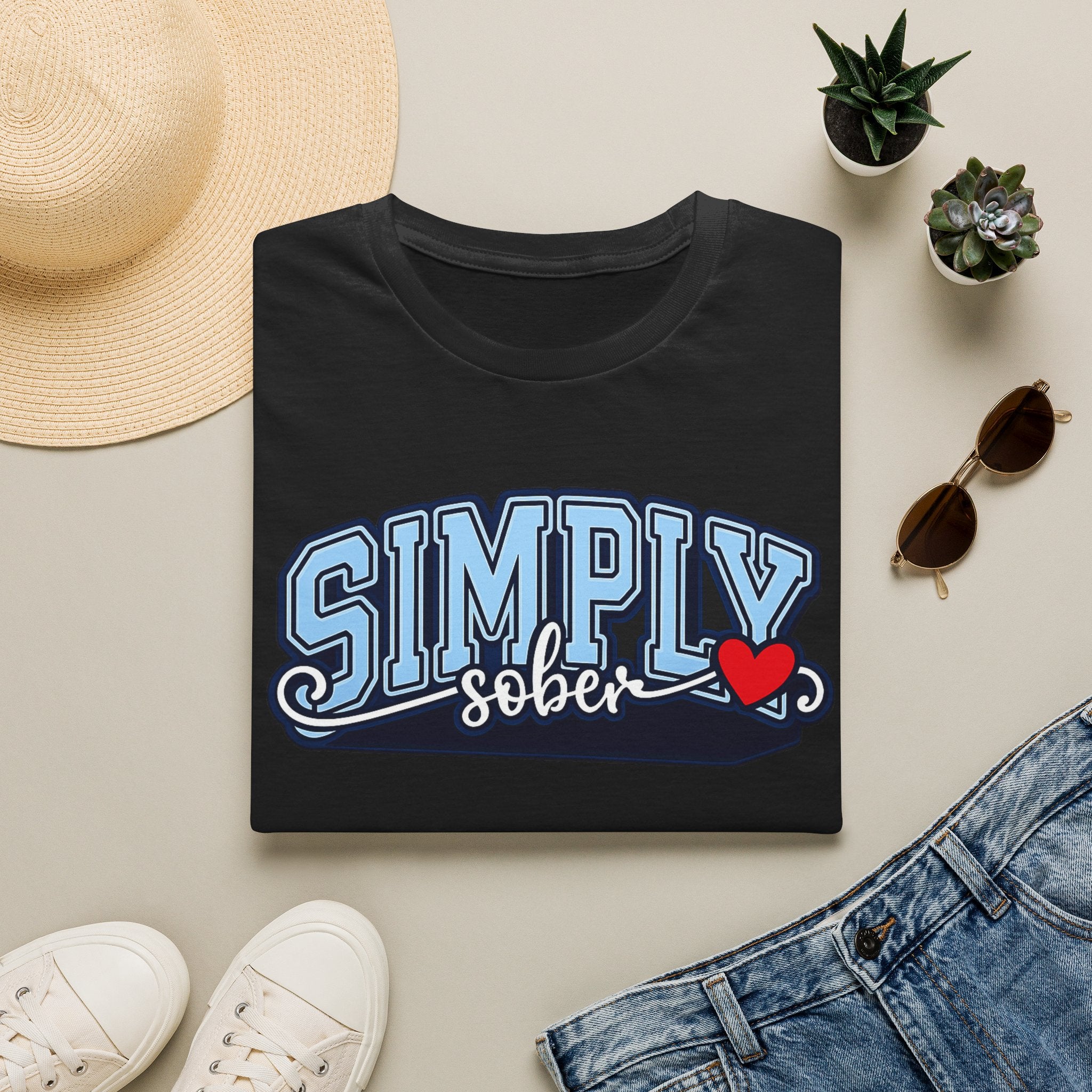Simply Sober Heart Edition Tee