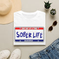 Sober Life AAIOU Recovery Plate Tee