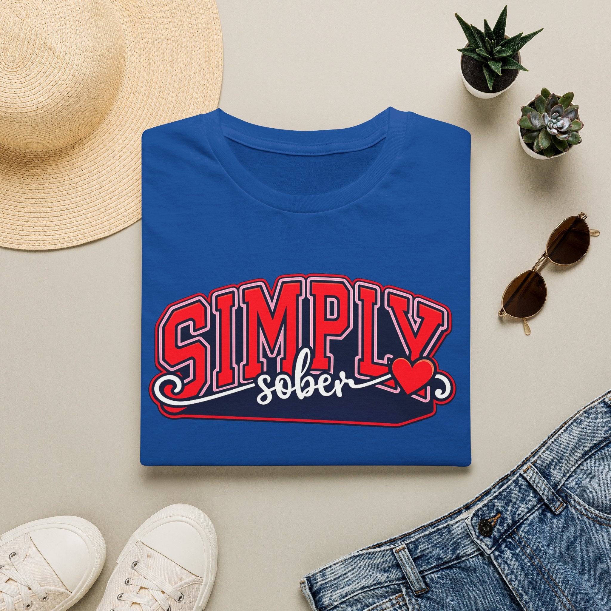 Simply Sober Heart Edition Tee