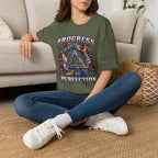 Progress Not Perfection Recovery T-Shirt – Sobriety, Growth & Rebuilding Tee