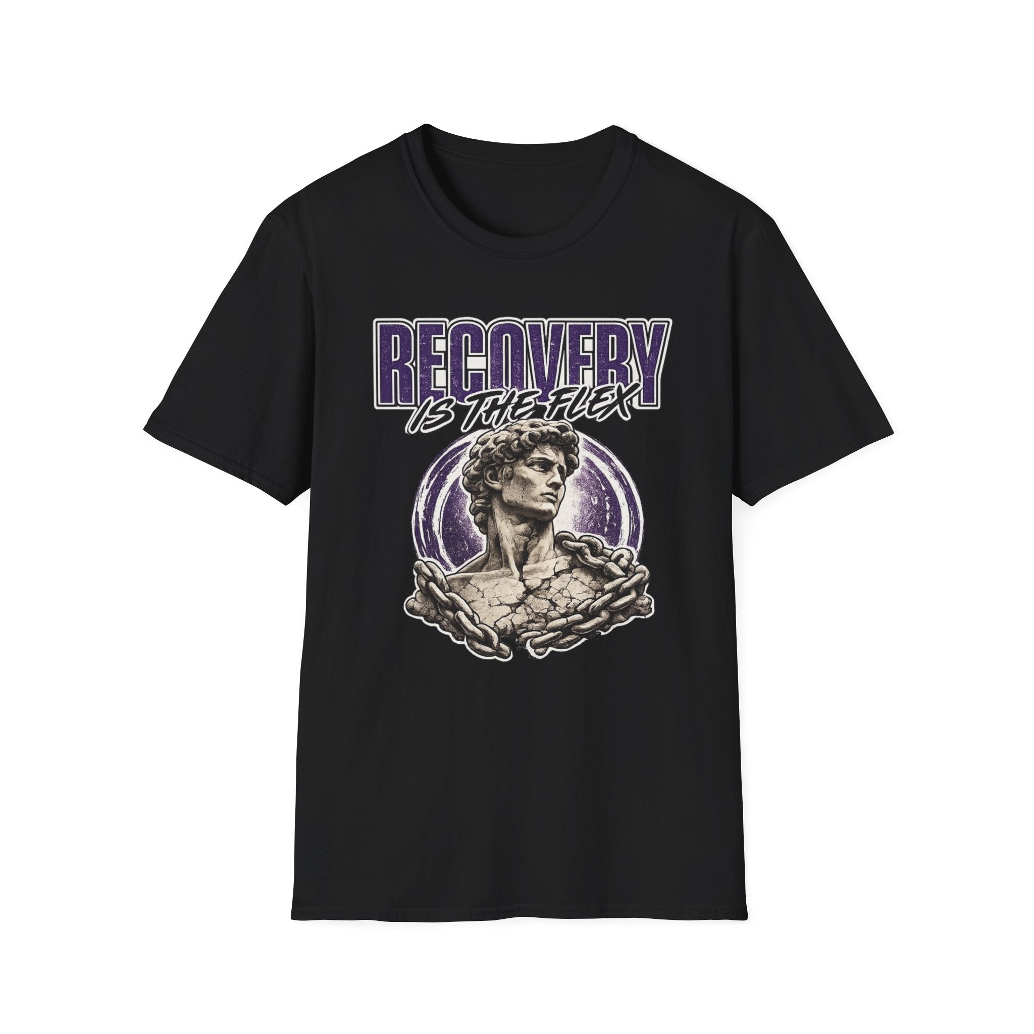 Recovery Is The Flex Chain Breaker Tee – Motivational Recovery Streetwear Shirt