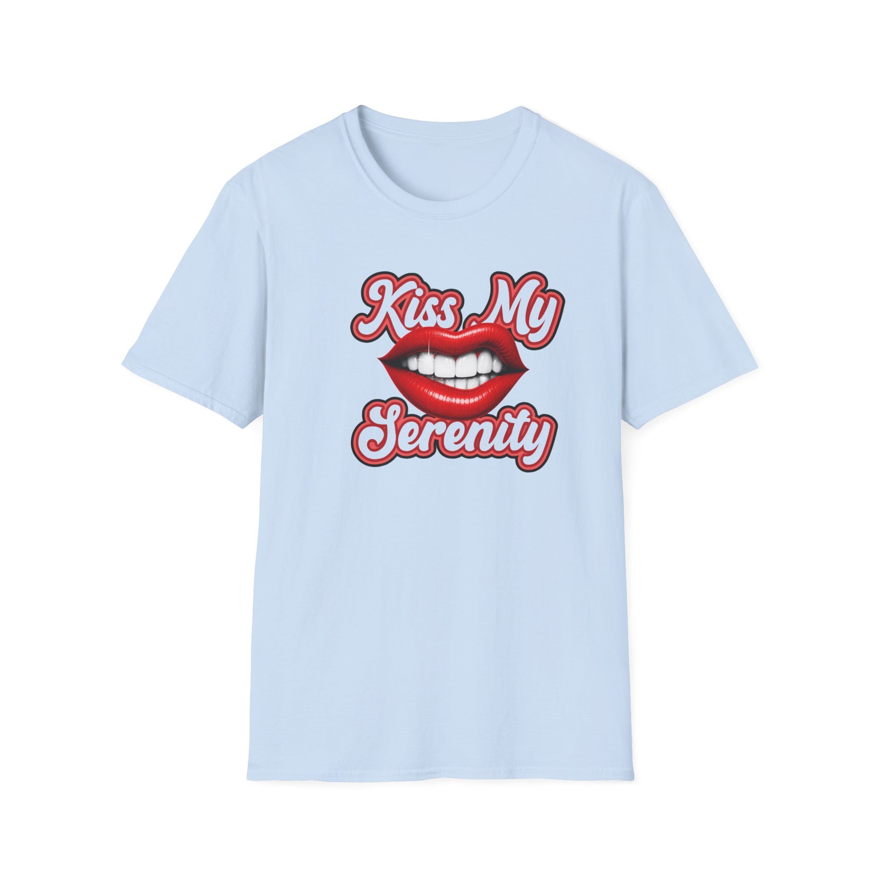 Kiss My Serenity Recovery T-Shirt | Funny Sobriety & Addiction Recovery Graphic Tee – DPR Recovery Tee