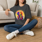 Nine Lives, One Recovery – Meditation Cat Recovery Tee