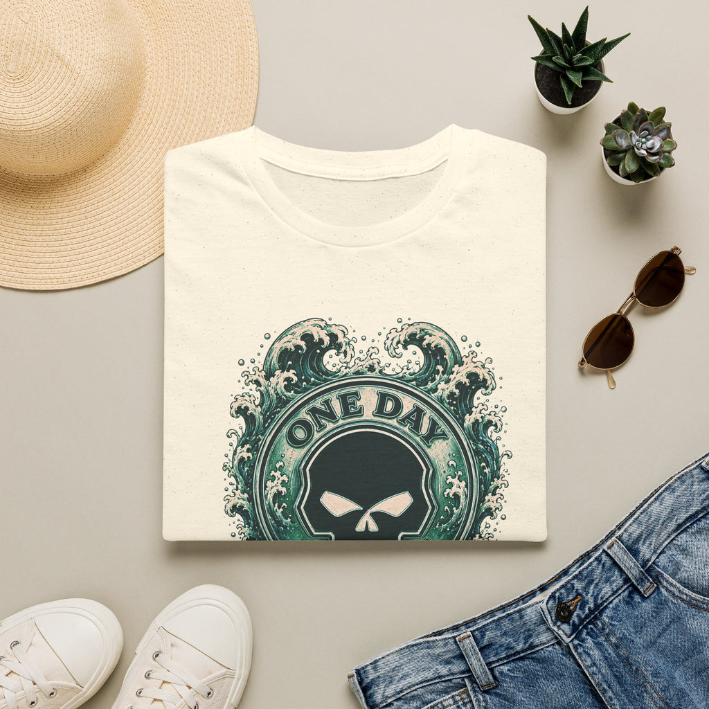 🌊 One Day at a Time Ocean Wave Recovery Tee 🌊 – DPR Recovery Tee