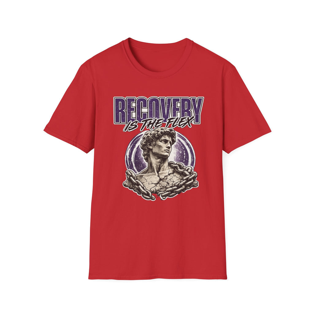 Recovery Is The Flex Chain Breaker Tee – Motivational Recovery Streetwear Shirt – DPR Recovery Tee