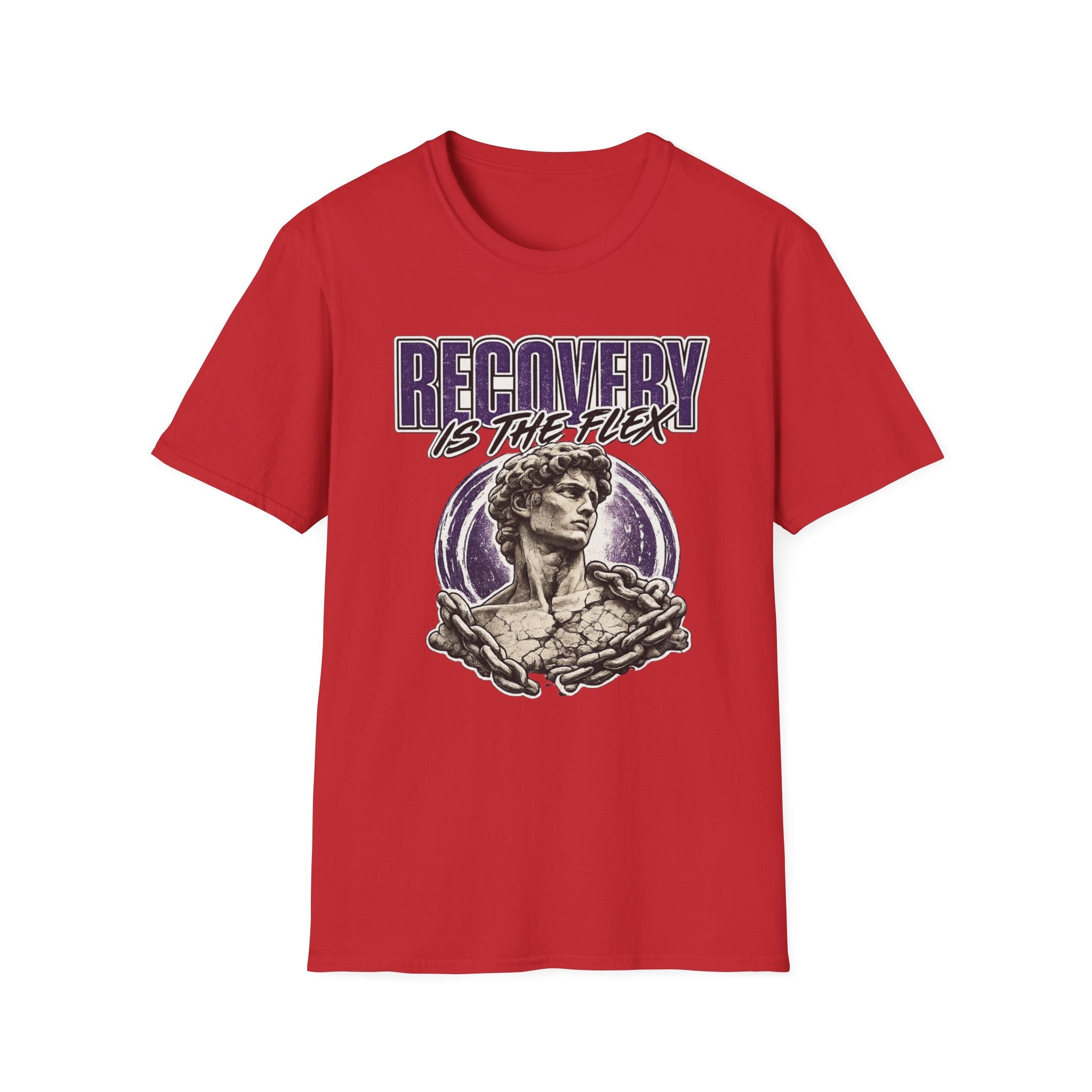 Recovery Is The Flex Chain Breaker Tee – Motivational Recovery Streetwear Shirt