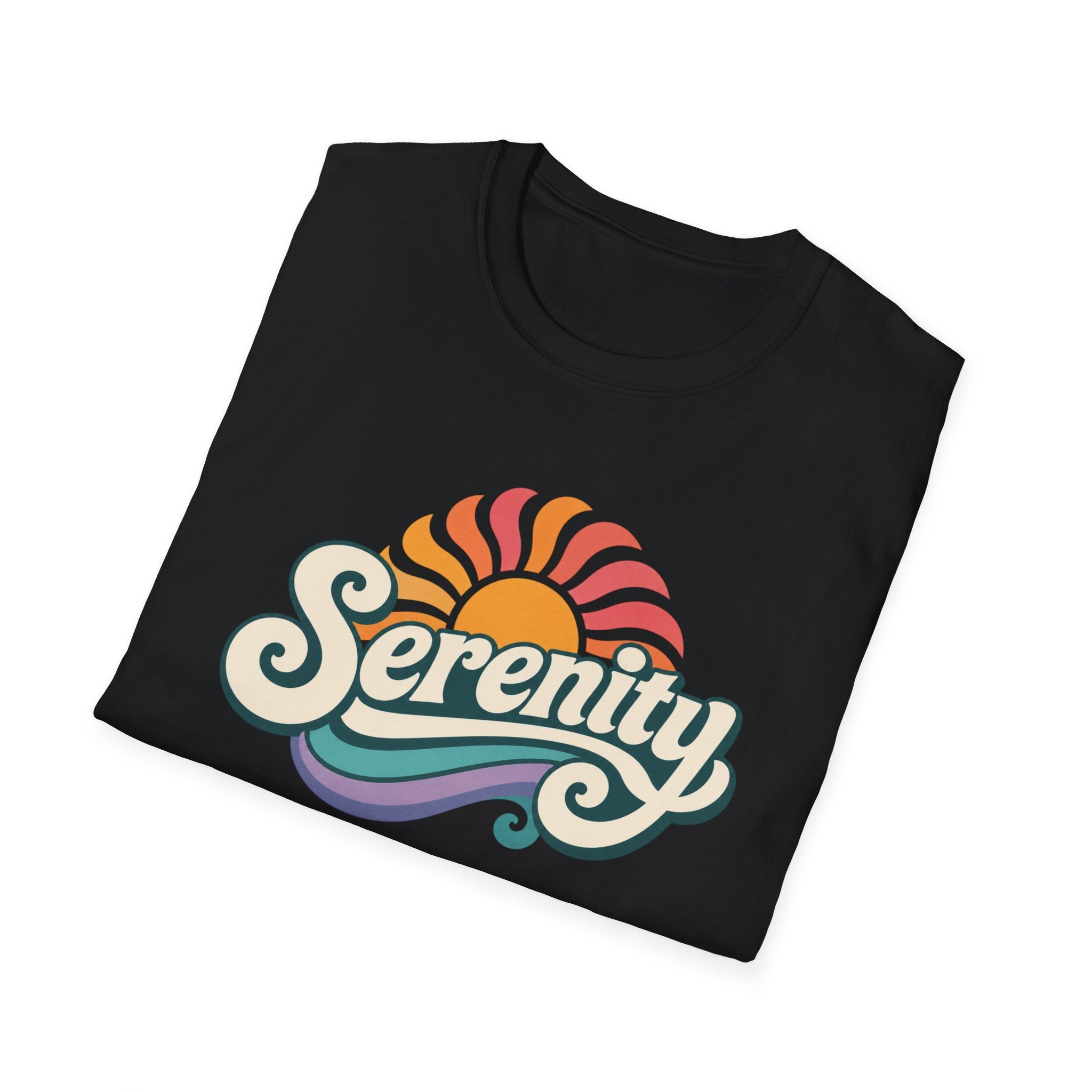 Serenity Retro Recovery Tee – Vintage Sober Lifestyle Shirt