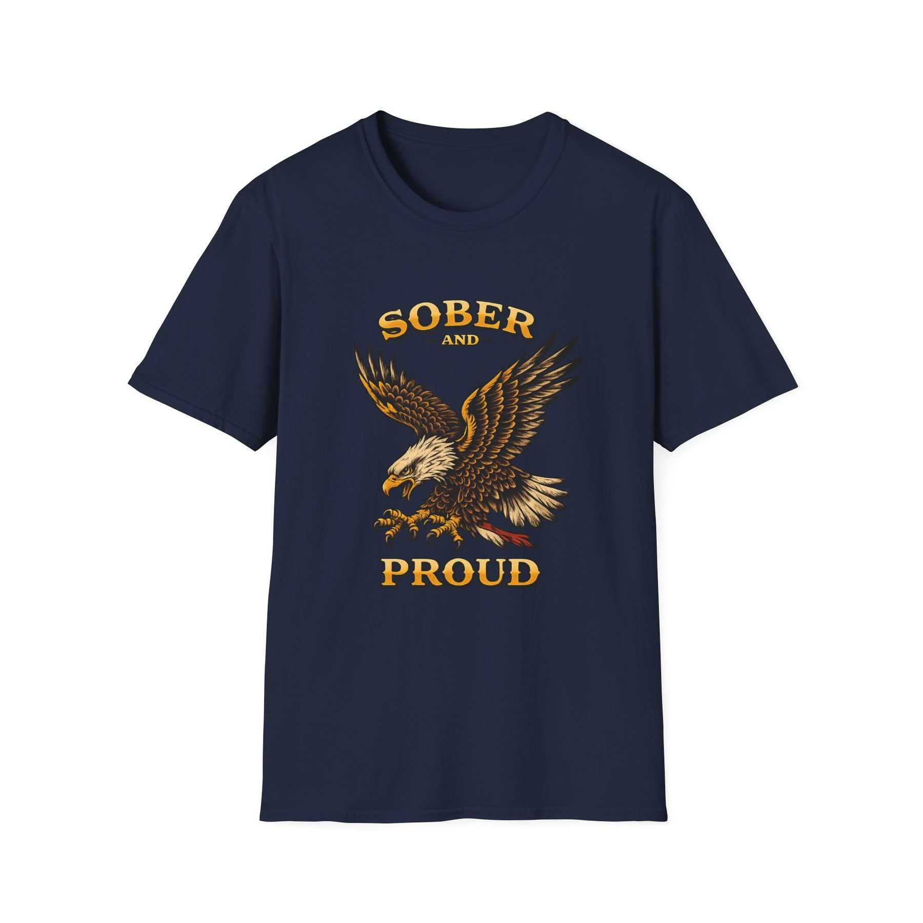 Sober and Proud Eagle Tee