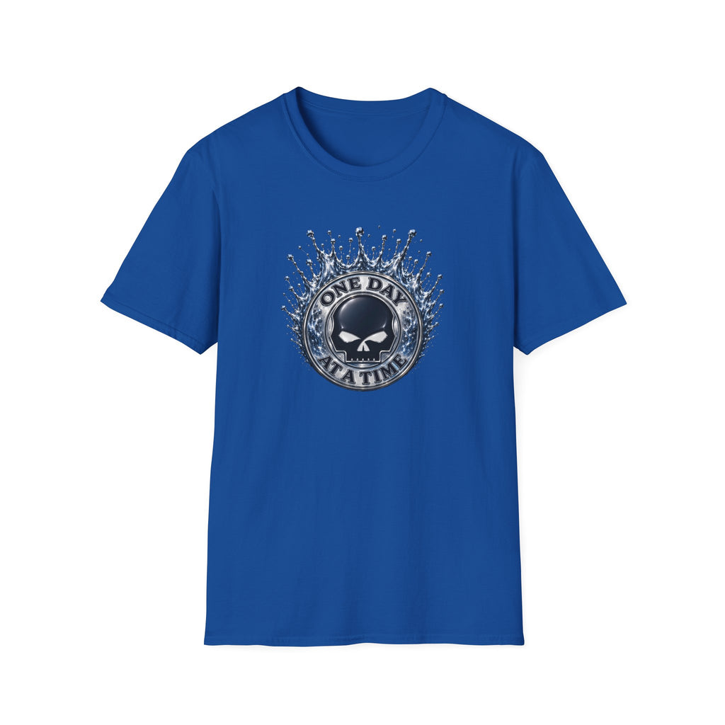💧 One Day at a Time Liquid Steel Recovery Tee 💧
