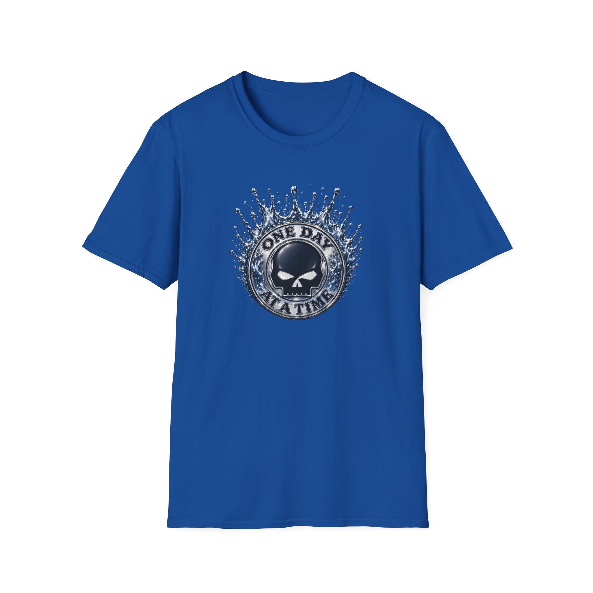 💧 One Day at a Time Liquid Steel Recovery Tee 💧