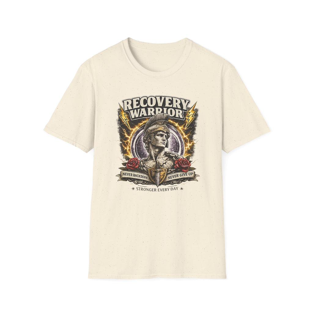 Recovery Warrior Tee – Motivational Sober Streetwear Shirt