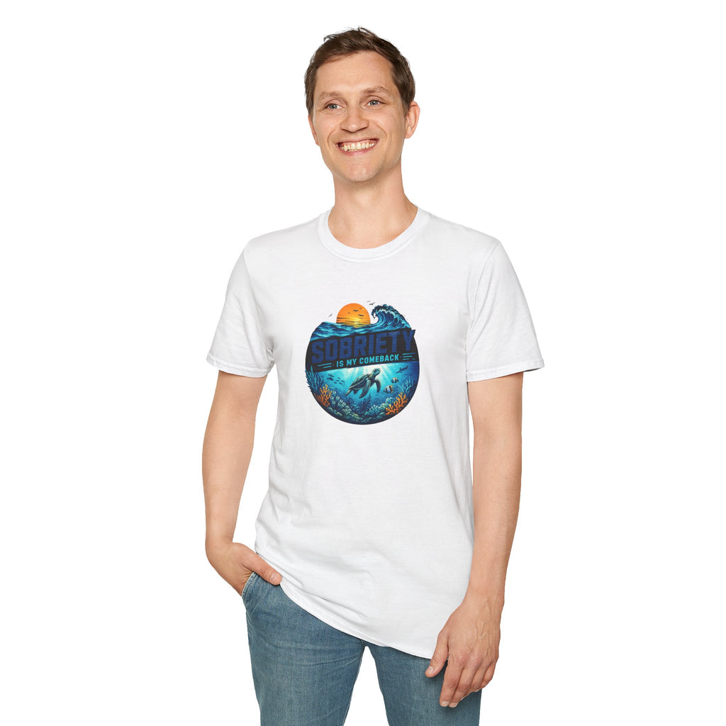 Sobriety Is My Comeback – Ocean Recovery Tee