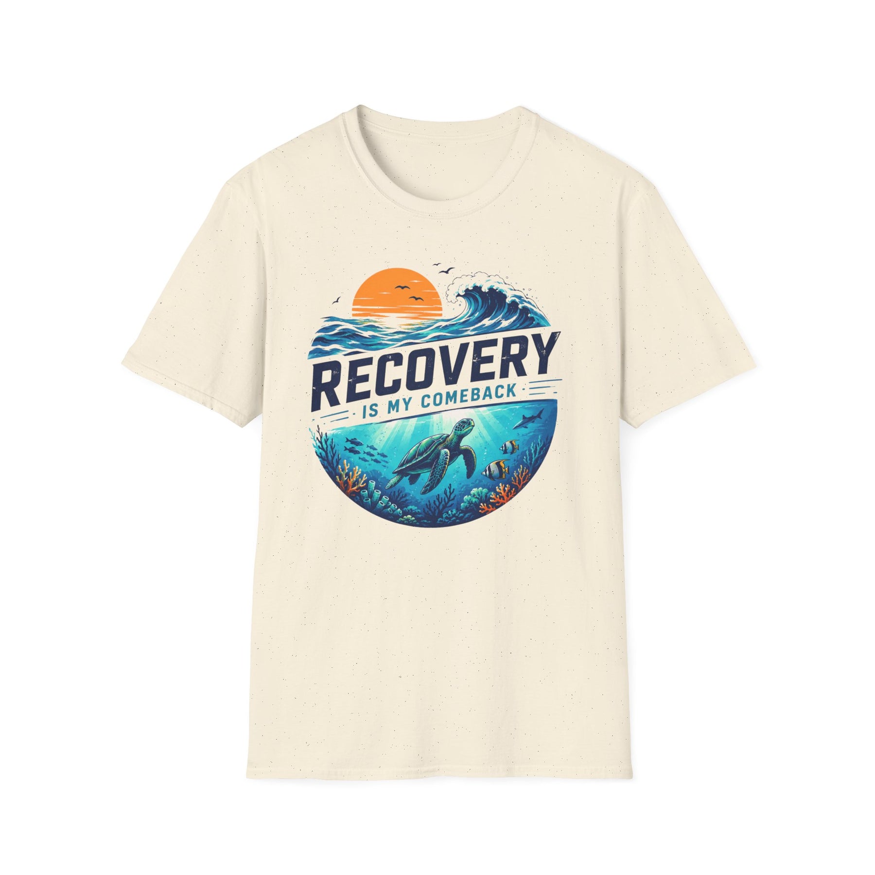 Recovery Is My Comeback Tee – Ocean Inspired Recovery Shirt – DPR Recovery Tee