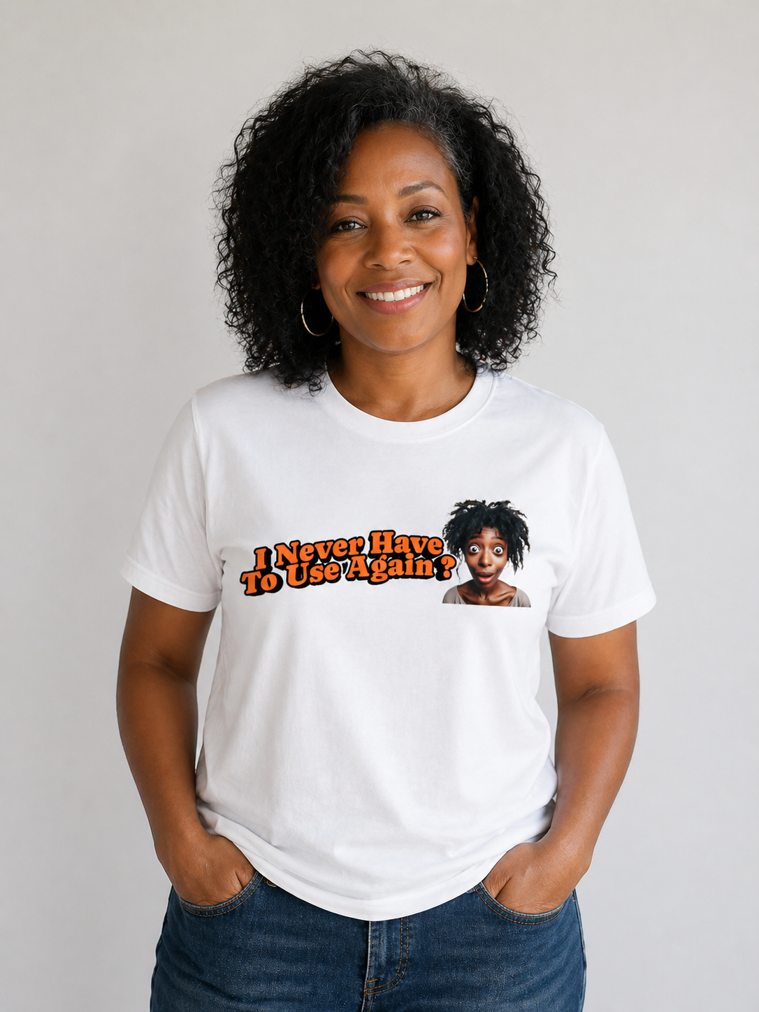 “I Never Have To Use Again?” Tee | Recovery Reality Shirt | DPR Recovery Tees