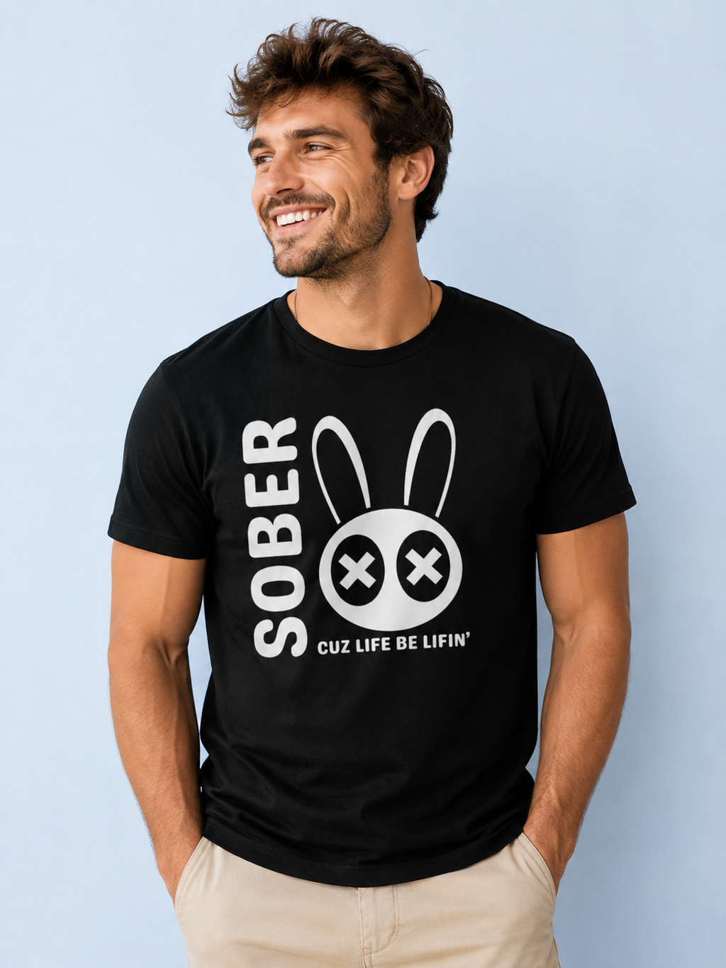 Sober Cuz Life Be Lifin’ Shirt | Trendy Recovery Streetwear Tee