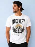 Recovery Is Freedom Tee – Nature Inspired Sober Lifestyle Shirt