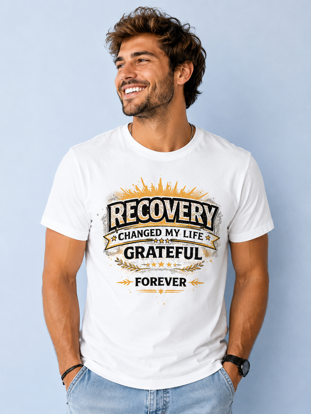 Recovery Changed My Life Tee – Grateful Forever Recovery Shirt