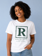 Recovery Not Perfect Just Progress Tee – Minimalist Recovery Shirt