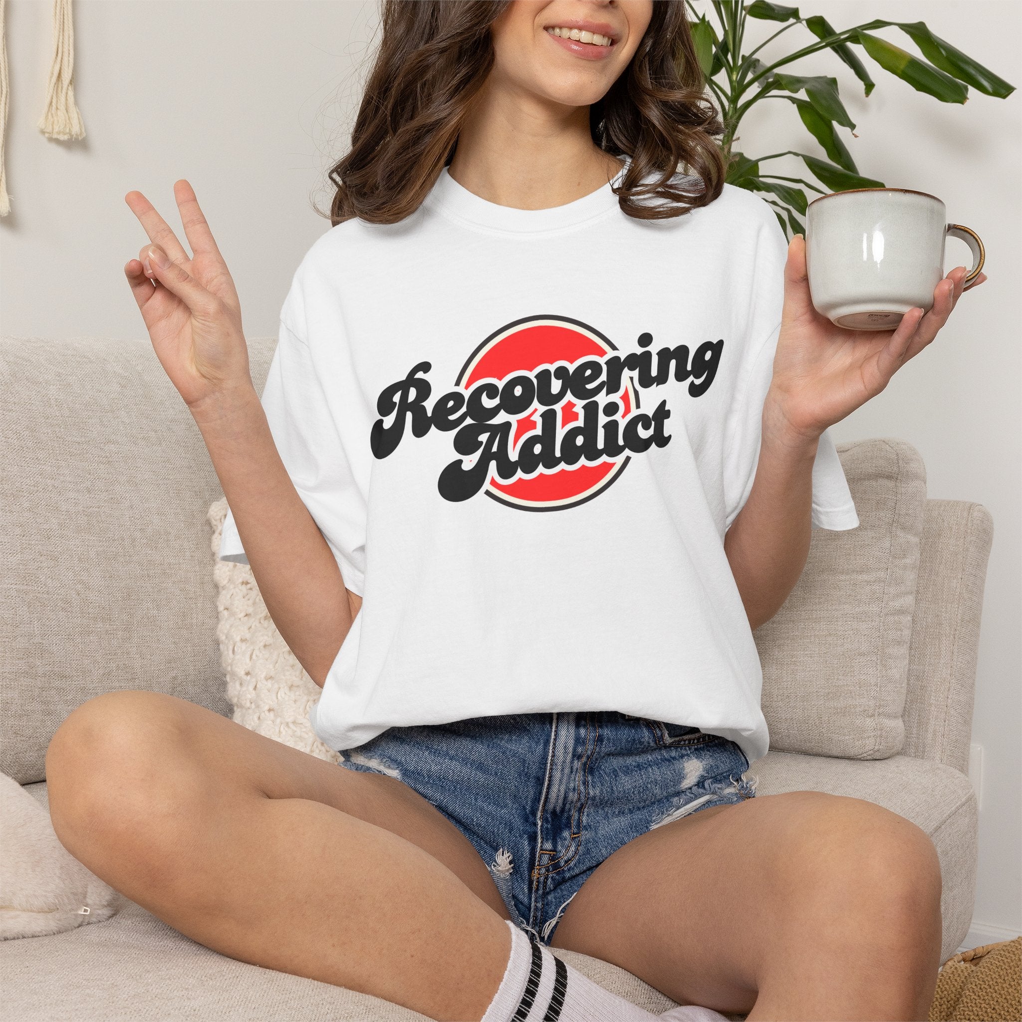 “Recovering Addict – Old School Tee (DPR)”