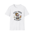 Sober Skull Coffee Tee – front view | DPR Recovery Tees