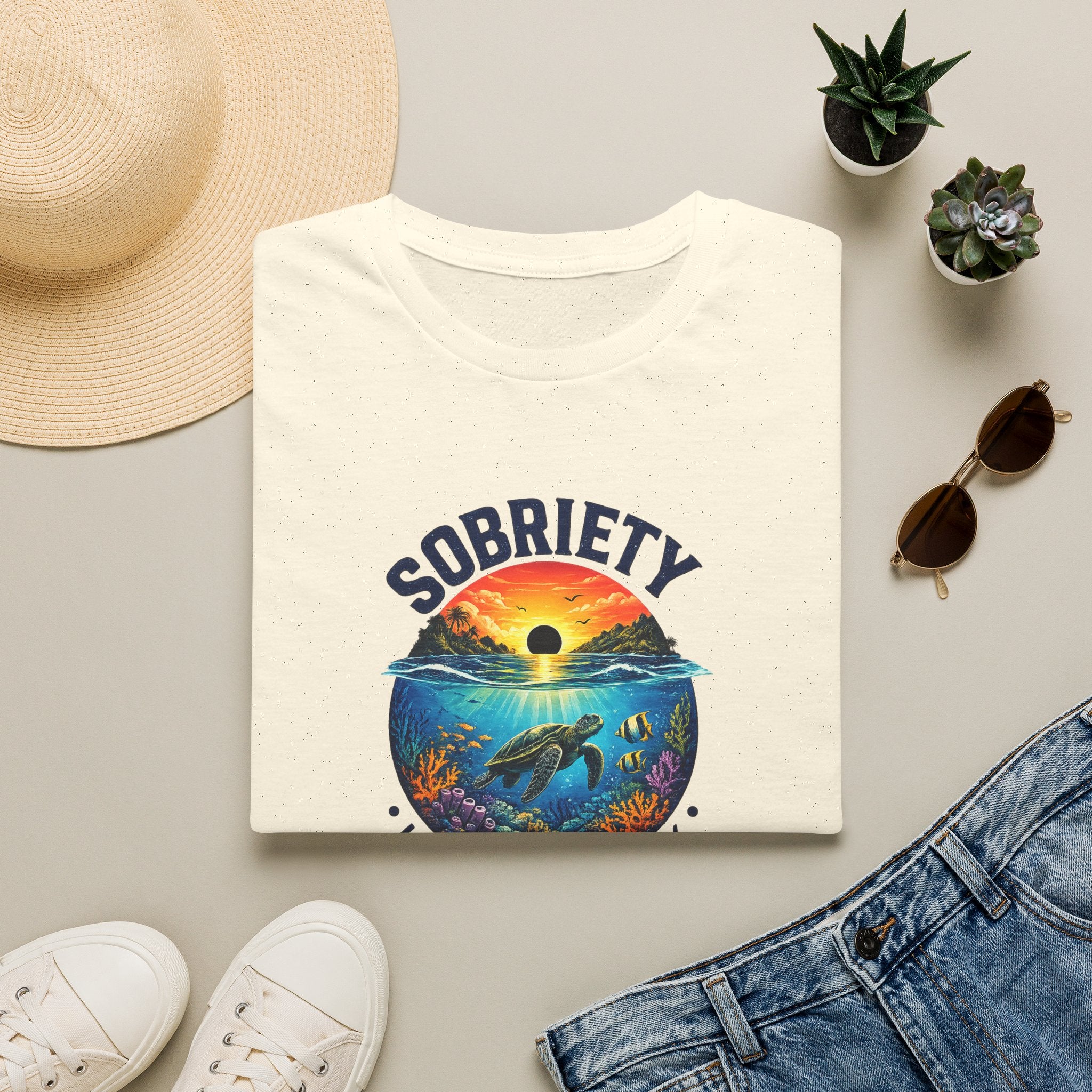 Sobriety Is My Comeback – Sea Turtle Recovery Tee