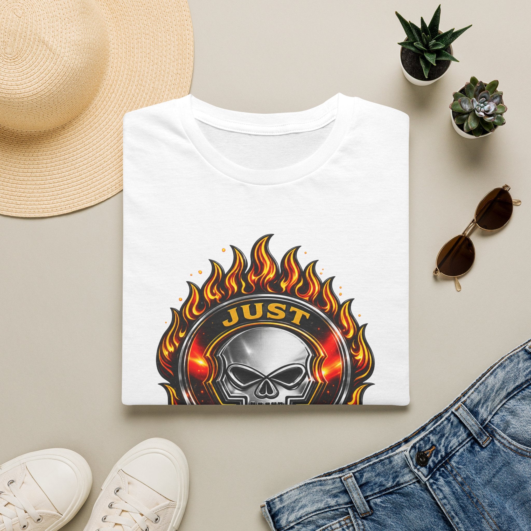 Just For Today Skull T-Shirt | Recovery, Sobriety & One Day at a Time Graphic Tee – DPR Recovery Tee