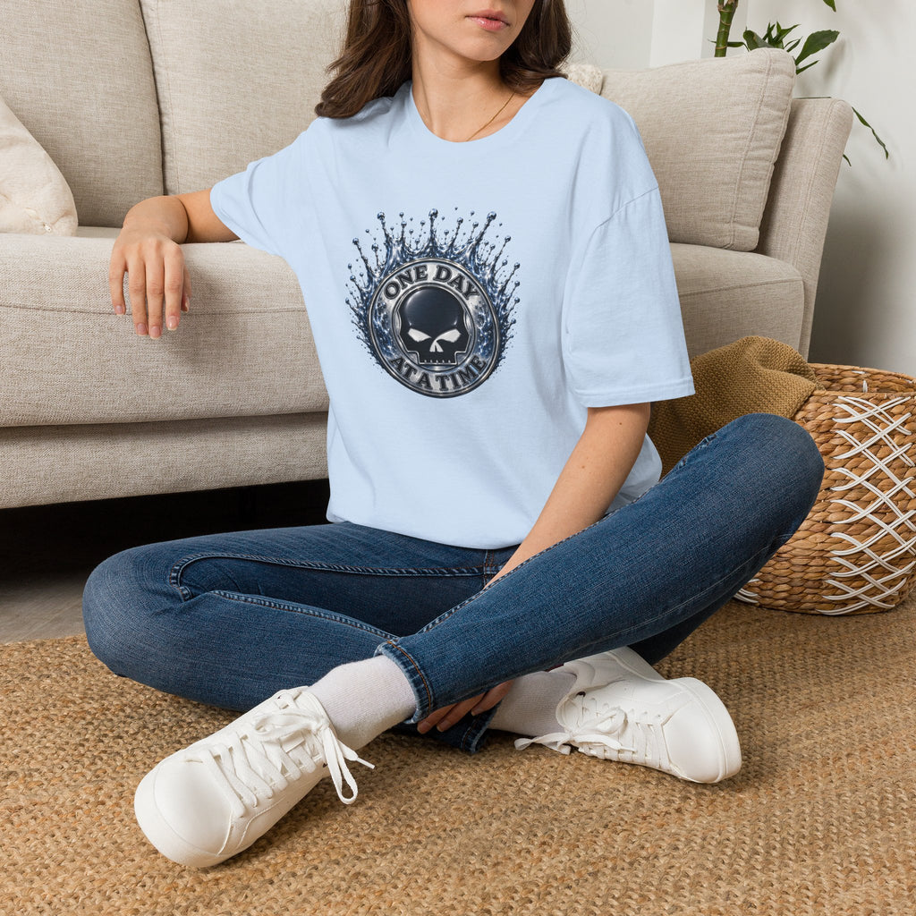 💧 One Day at a Time Liquid Steel Recovery Tee 💧