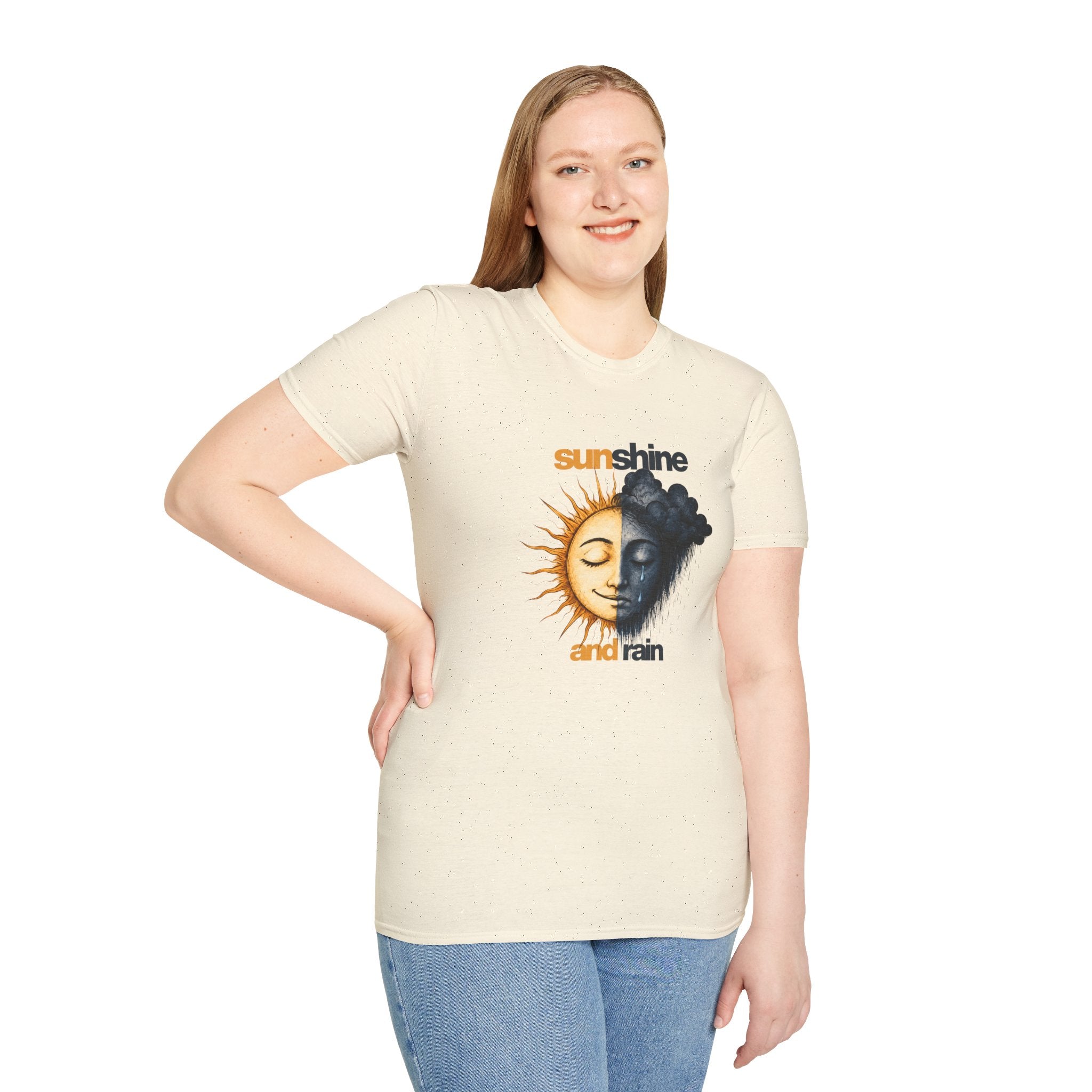 Sunshine and Rain Recovery T-Shirt | Sobriety Inspirational Tee