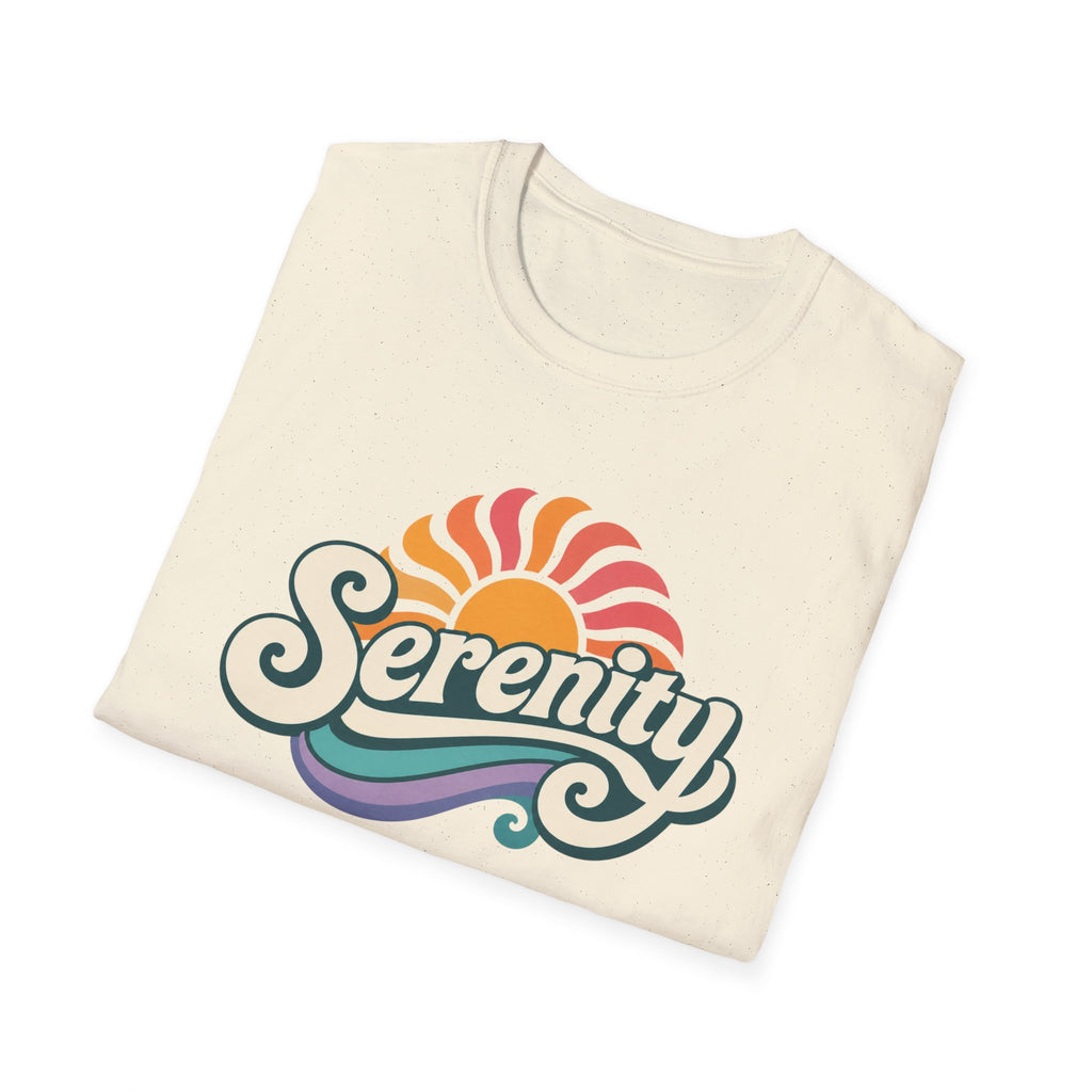 Serenity Retro Recovery Tee – Vintage Sober Lifestyle Shirt