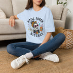 Still Sober Bitches Skeleton Coffee Cup Recovery T-Shirt