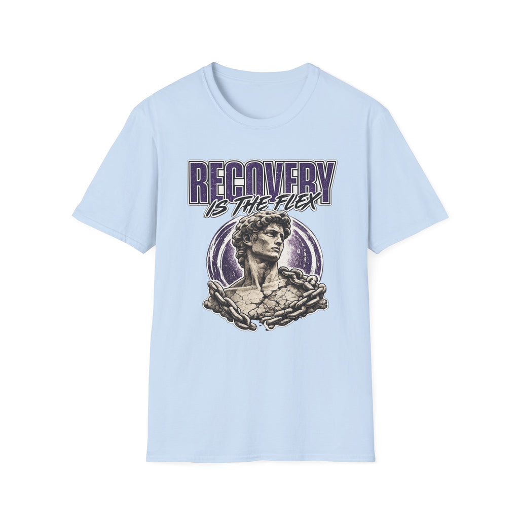 Recovery Is The Flex Chain Breaker Tee – Motivational Recovery Streetwear Shirt