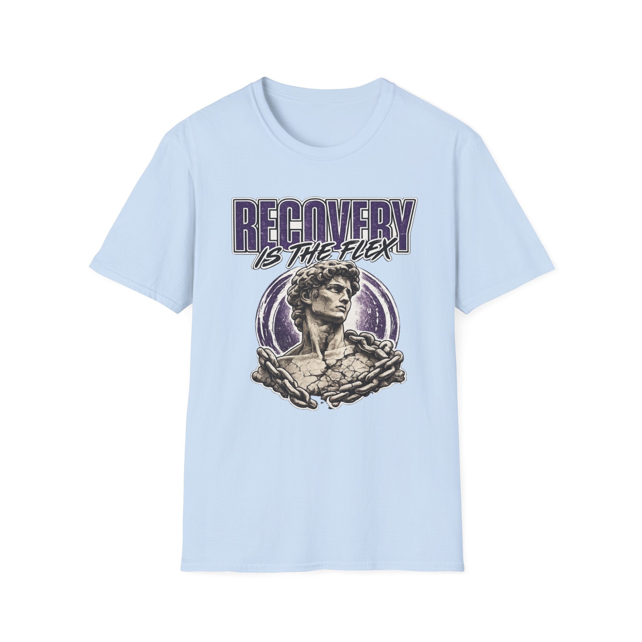 Recovery Is The Flex Chain Breaker Tee – Motivational Recovery Streetwear Shirt