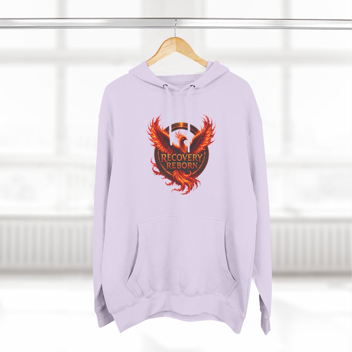 Recovery Reborn Phoenix Hoodie | Rise From the Ashes Sobriety Tee