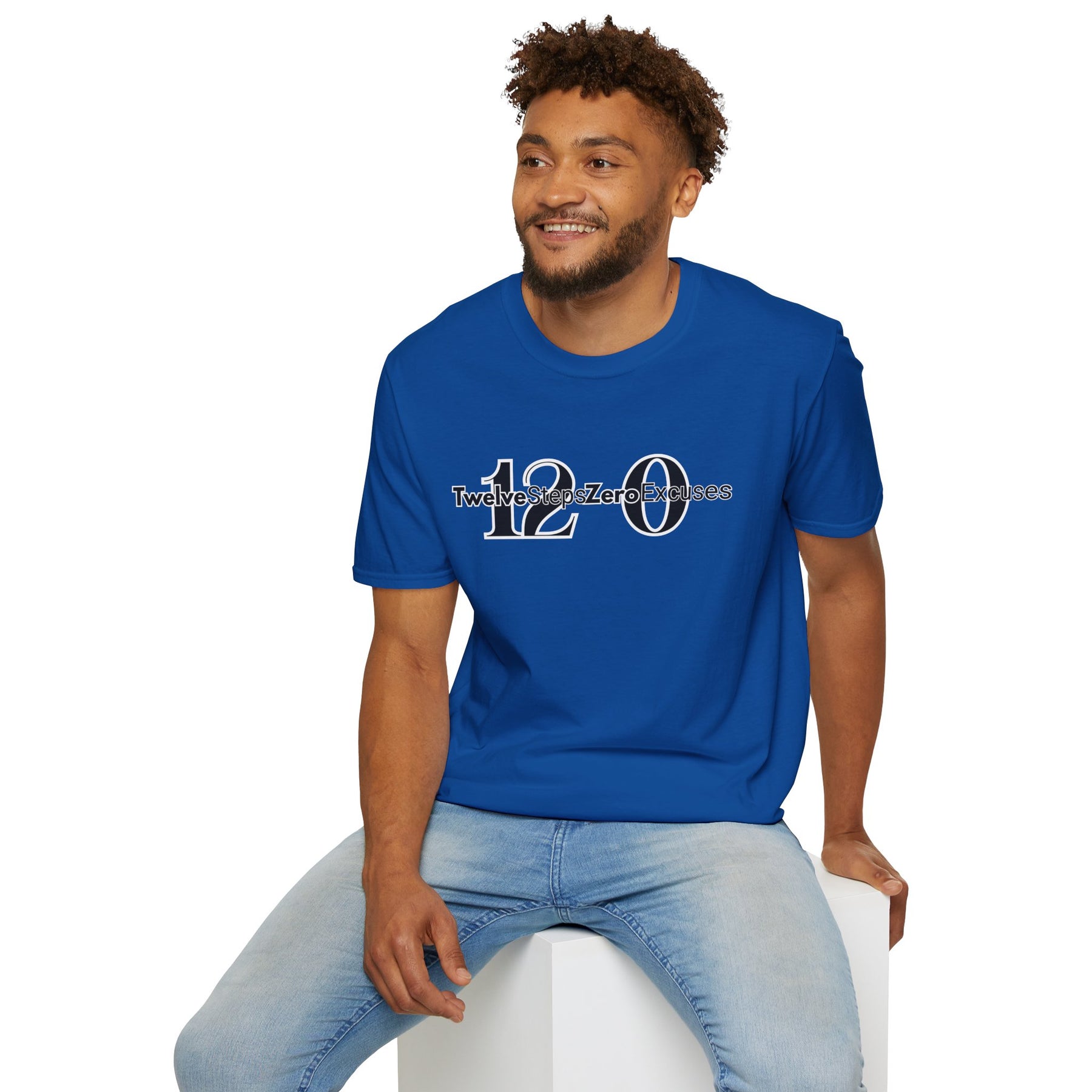 12 & 0 Tee | 12 Steps Zero Excuses Shirt | DPR Recovery Tees – DPR Recovery Tee