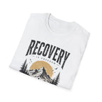Recovery Is Freedom Tee – Nature Inspired Sober Lifestyle Shirt