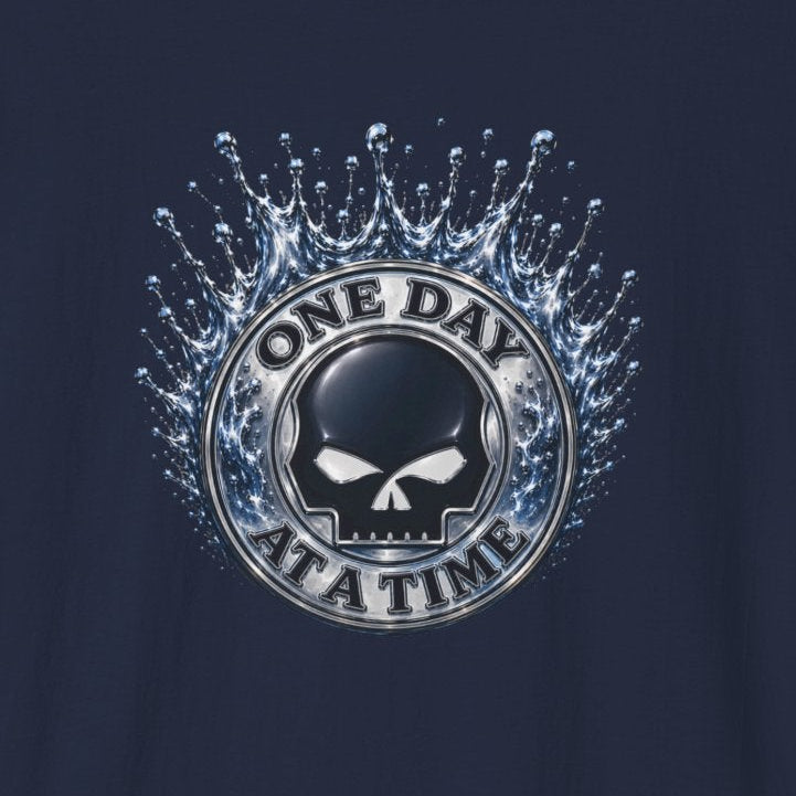 💧 One Day at a Time Liquid Steel Recovery Tee 💧