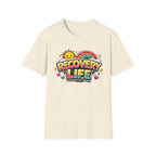 Recovery Life T-Shirt | Colorful Sobriety & Addiction Recovery Inspirational Tee – DPR Recovery Tee