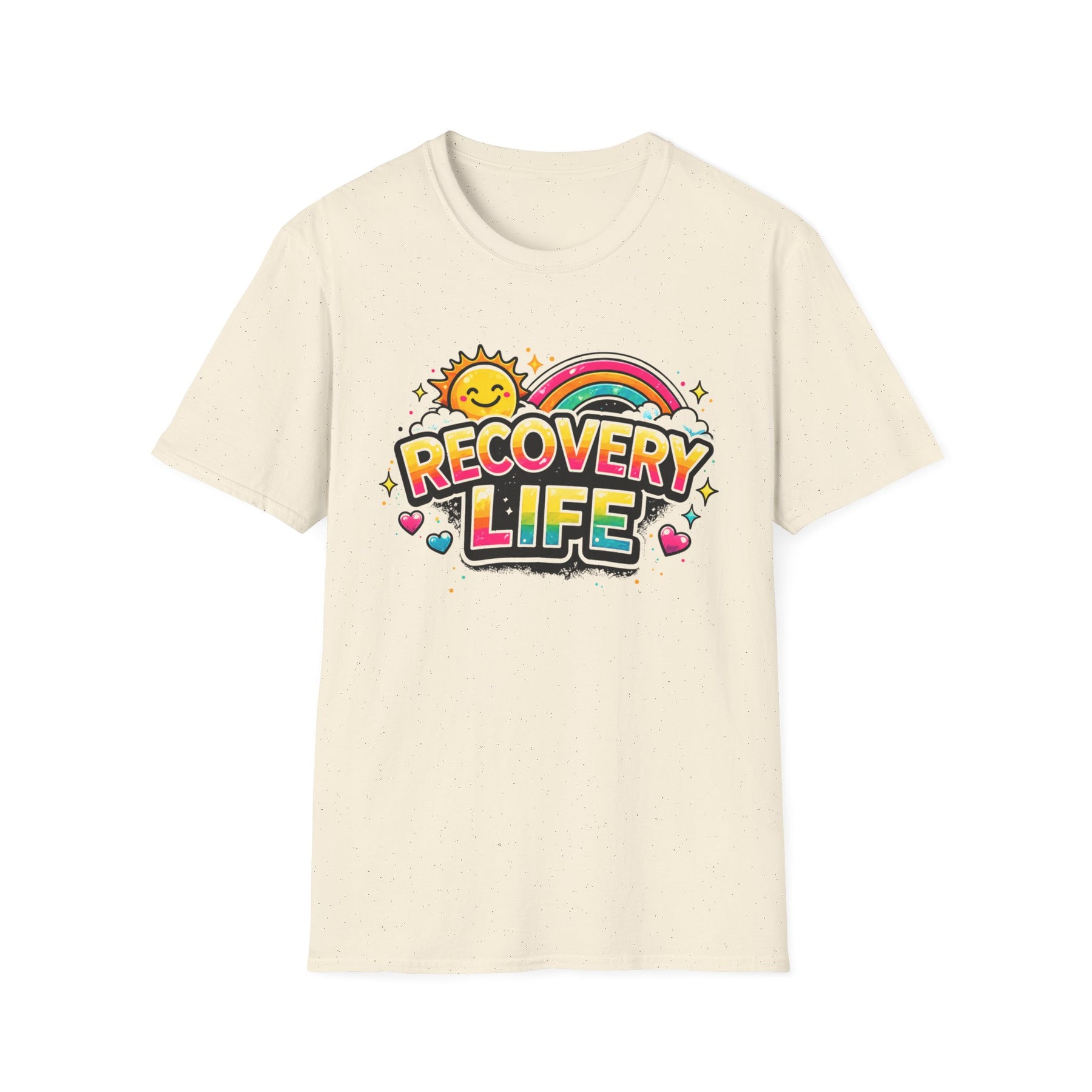 Recovery Life T-Shirt | Colorful Sobriety & Addiction Recovery Inspirational Tee – DPR Recovery Tee