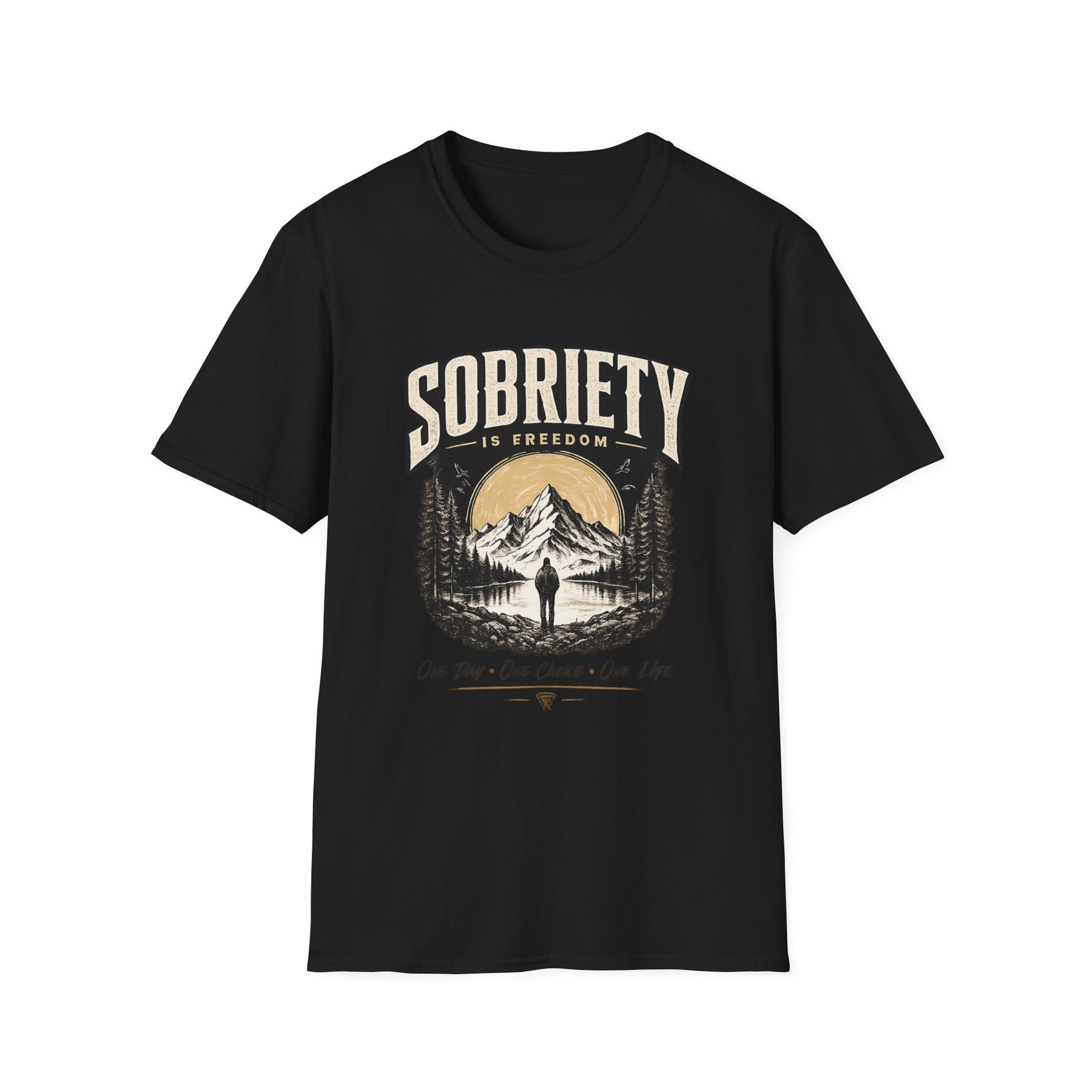 Sobriety Is Freedom – One Day One Choice Tee – DPR Recovery Tee