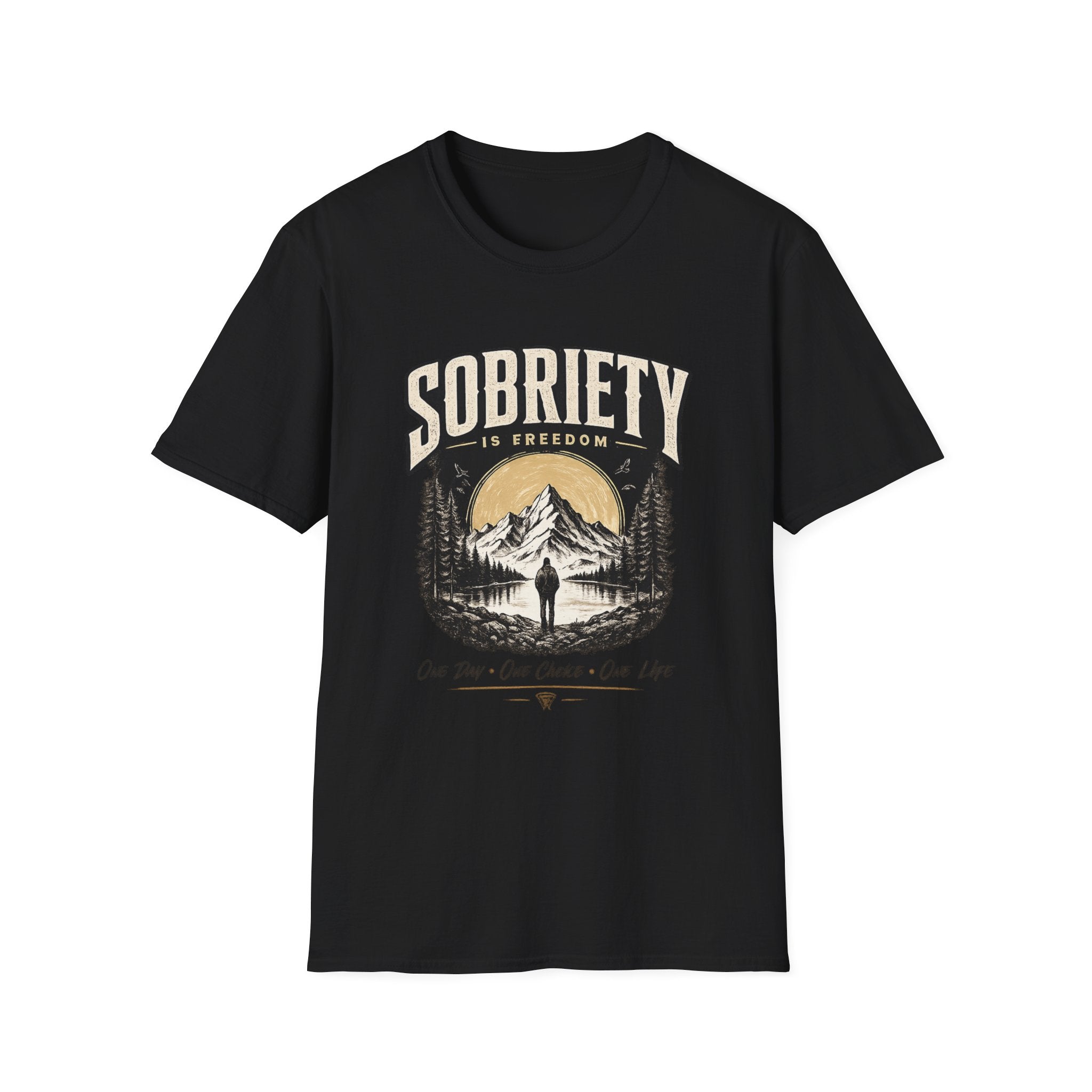 Sobriety Is Freedom – One Day One Choice Tee
