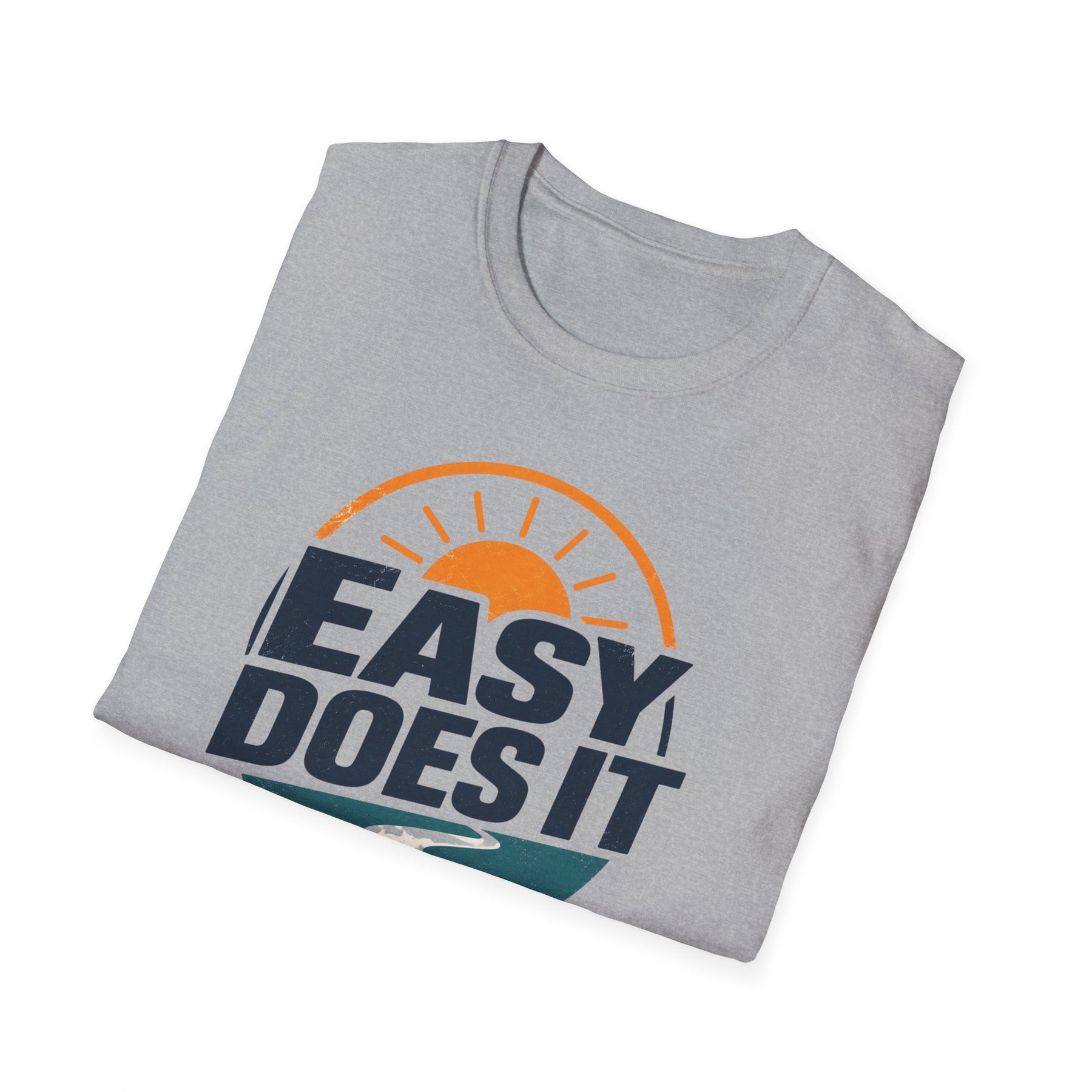Easy Does It Recovery Tee – Minimalist Sober Lifestyle Shirt – DPR Recovery Tee