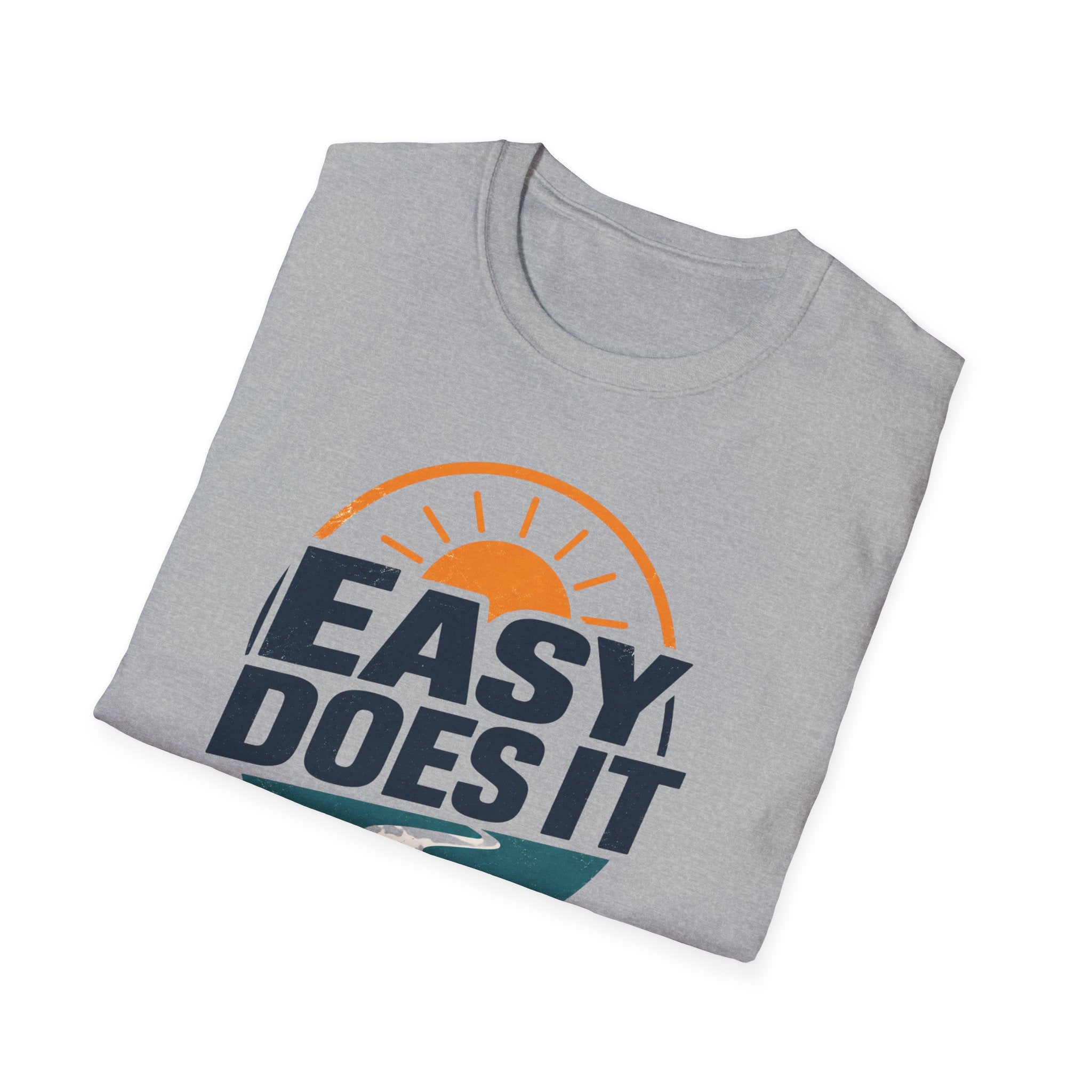 Easy Does It Recovery Tee – Minimalist Sober Lifestyle Shirt