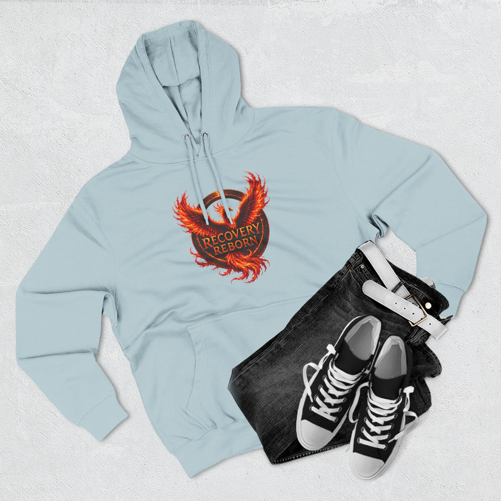 Recovery Reborn Phoenix Hoodie | Rise From the Ashes Sobriety Tee